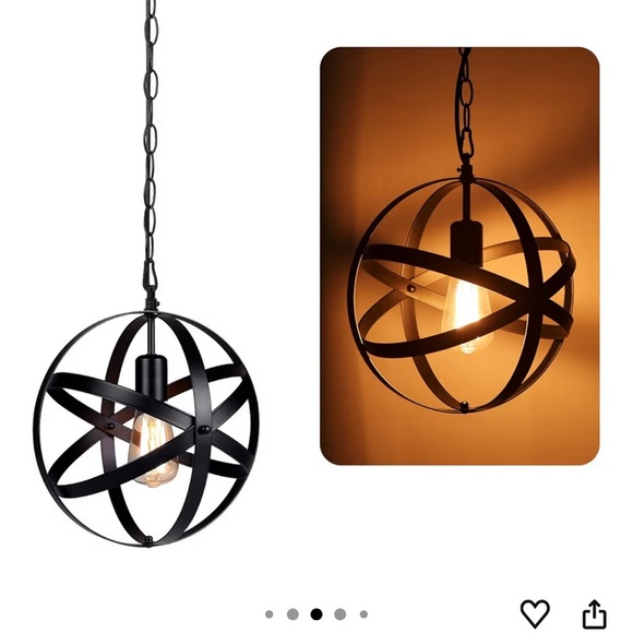 Black Modern Home Accent Lantern - Picture 3 of 7